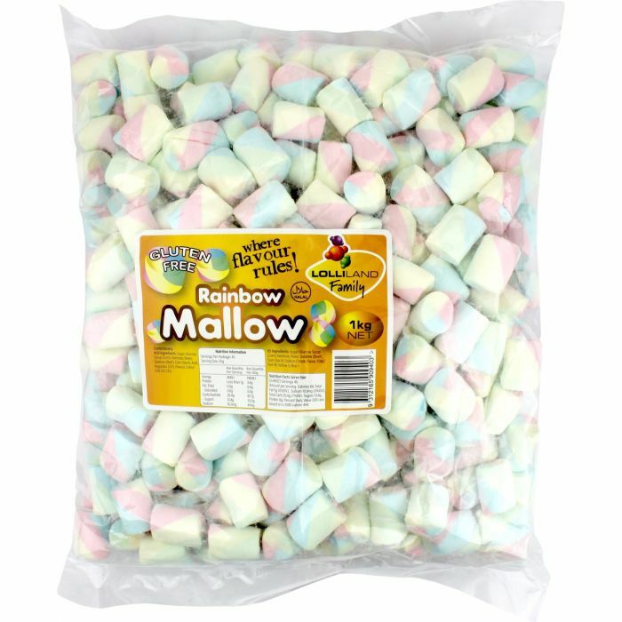 Mini Rainbow Marshmallow 1kg - Lollies Online