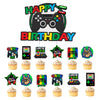 13pcs Game Paper Cupcake Cake Toppers