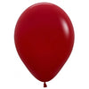 Imperial Red Fashion 12cm Mini Size Sempertex Latex Balloons