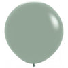 60cm Sempertex Latex Balloons - Pastel Dusk Laurel Green