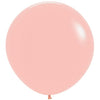 60cm Sempertex Latex Balloons - Matte Pastel Melon