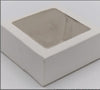 12x12x5cm Square Cookie Box With Clear Window