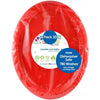 Red Plastic Oval Plates 20pk