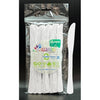 White Plastic Knife 20pk