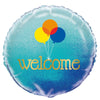 Welcome Blue 45cm Foil Balloon