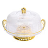 Plasitc Cake Stand With Dome Lid Cover