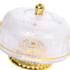 Plasitc Cake Stand With Dome Lid Cover