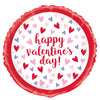 Sparkling Hearts "Happy Valentine's Day 45cm Foil Balloon