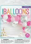 Pink & Disco Ball - Balloon Arch Garland Kit