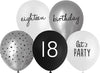 18th Birthday 30cm Latex Balloons 10pcs