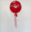 Mirrored Valentine's Day Helium Baloon