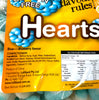 1kg Blueberry Flavour Blue  Heart Gummies Gluten Free - Lolliland