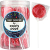 24pk Red Lolliland  Swirly LolliPops