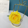 Yellow Artificial Rose Flower Head