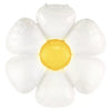 White Daisy Shaped Flower Foil Balloon