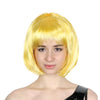 Yellow Bob Wig With Fringe