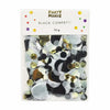 Round Tissue Confetti 15g - Black