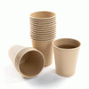 Kraft Brown 9OZ Paper Cups Pack of 50