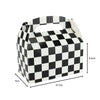 Racing Car Black & White Checkered Treat Boxes