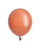 Fashion Burnt Orange 12cm Mini Size Tuftex latex Balloons