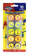 10PK Number Fun Stamp Set Loot Bag Party Fillers Return Gifts