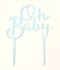 Oh Baby Baby Shower Acrylic Cake Toppers