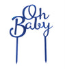 Oh Baby Baby Shower Acrylic Cake Toppers