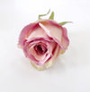 Pink- Purple Artificial Rose Flower Head