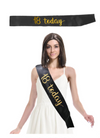 18 Today 18th Birthday Party Sash - Black