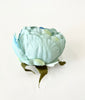 10cm Light Mint / Teal Artificial l Peony Flower Head Loose