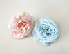 12cm Pastel Blue Artificial l Peony Flower Head Loose