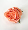 10cm Light Orange Artificial l Peony Flower Head Loose