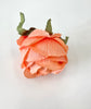 10cm Light Orange Artificial l Peony Flower Head Loose