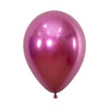 Sempertex Chrome/Reflex Fuchsia 12cm Latex Balloons