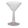 12pk Martini Clear Plastic Glasses