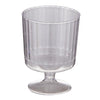 15pk 145ml Wine Goblets Clear Plastic Cups