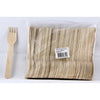 100PK Wooden Fork 155mm