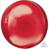 Orbz 38cm x 40cm Foil Balloon - Red