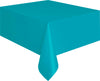 Teal Plastic Table Cover/ Tablecloth Rectangle 1.37m X 2.74m