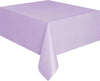 Lavender Rectangle Plastic Table Cover/ Tablecloth Rectangle 1.37m X 2.74m