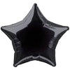 Star Shape 45cm Foil Balloon - Black