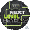 Level Up Next Level Birthday Game 43cm Standard Foil Balloon