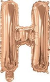 Rose Gold "A"-"Z" Alphabet/Letters 35cm Foil Balloons Air Filled Only