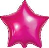 Star Shape 45cm Foil Balloon - Hot Pink