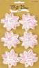 6PK Mini Star Gift Bow - Iridescent