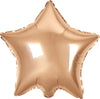 Star Shape 45cm Foil Balloon - Rose Gold