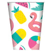 Tropical Flamingo Paper Cups