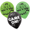 Level Up Game On Latex Balloon 6Pack Party Decoration