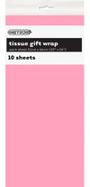 Pastel Pink Tissue Paper Sheets 10Pk