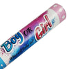 Blue Boy Smoke Baby Gender Reveal Twist Popper 28cm